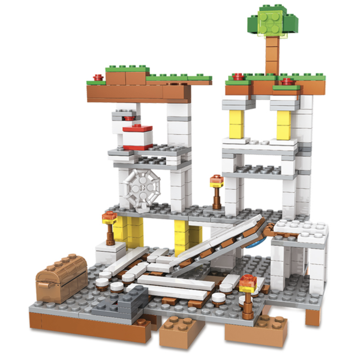 Конструктор My World Будівництво шахти 474 деталей (SJ82001) - фото 3 Конструктор My World Будівництво шахти 474 деталей (SJ82001) - фото 3