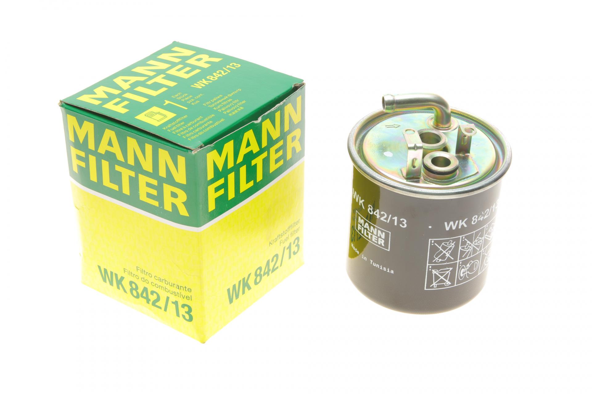Фильтр топливный Mann-Filter для MB Sprinter/Vito 2,1D/2,2D/2,7D 99-06 OM611-612 (WK 842/13)