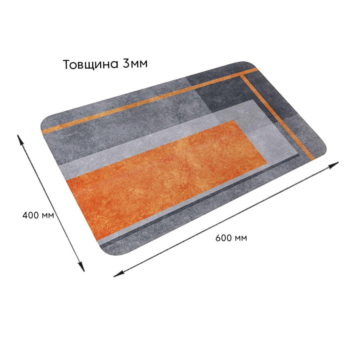 Ковр влагопоглощающий 400х600х3 мм (SW-00002552) - фото 3