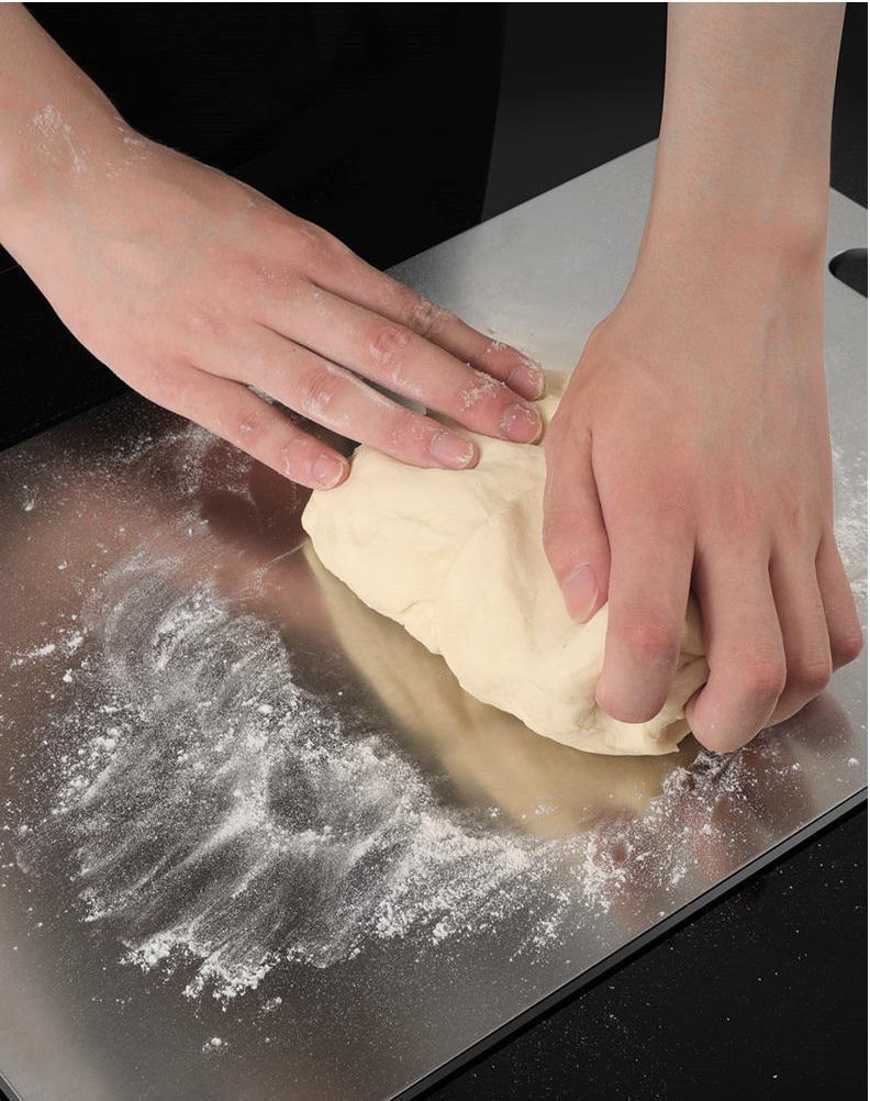 Доска из нержавеющей стали 25х15 см Серый (R9412) - фото 4 Доска из нержавеющей стали 25х15 см Серый (R9412) - фото 4