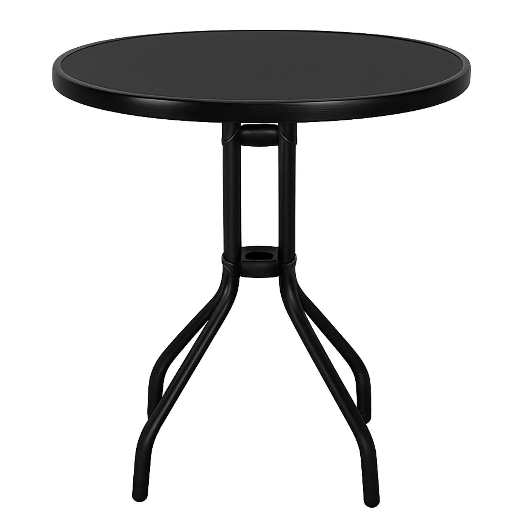 Стіл садовий круглий 4Points Arte Total d 60 см Black