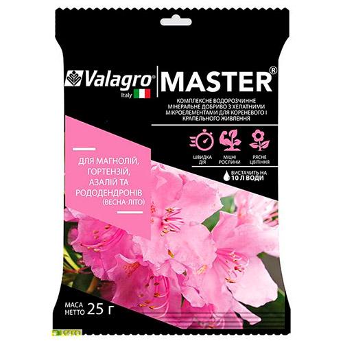 Удобрение минеральное Florium Master комплексное для магнолий/гортензий/азалий и рододендронов 25 г (NPK 13.40.13)