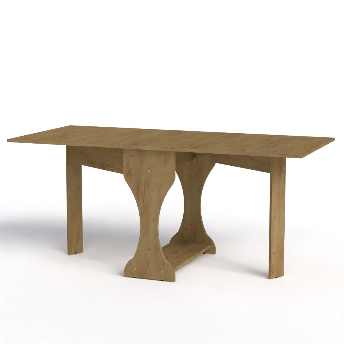 Стол-книжка раскладной Компанит 4 76х33,2х73,6 см Дуб крафт золотой (66f00bd3e46f9163b52628d3) - фото 1 Стол-книжка раскладной Компанит 4 76х33,2х73,6 см Дуб крафт золотой (66f00bd3e46f9163b52628d3) - фото 1