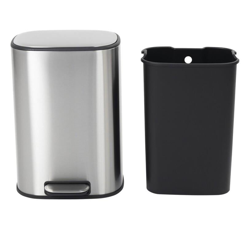 Мусорное ведро овальное MIXXUS Premium Diverse-TC0112 SS Color с плавным закрыванием 12 л Нержавеющая сталь - фото 9 Мусорное ведро овальное MIXXUS Premium Diverse-TC0112 SS Color с плавным закрыванием 12 л Нержавеющая сталь - фото 9