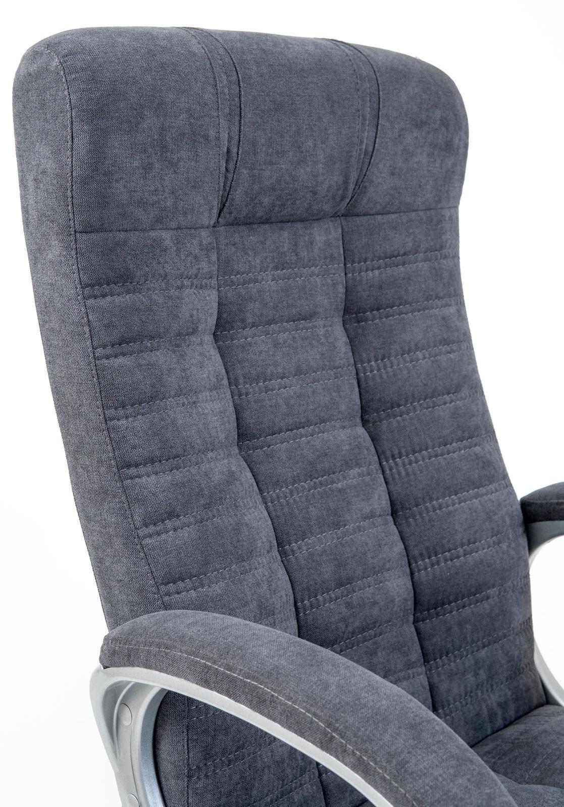 Кресло офисное компьютерное Atlant Rosto 97 Хром CF Серый - фото 4