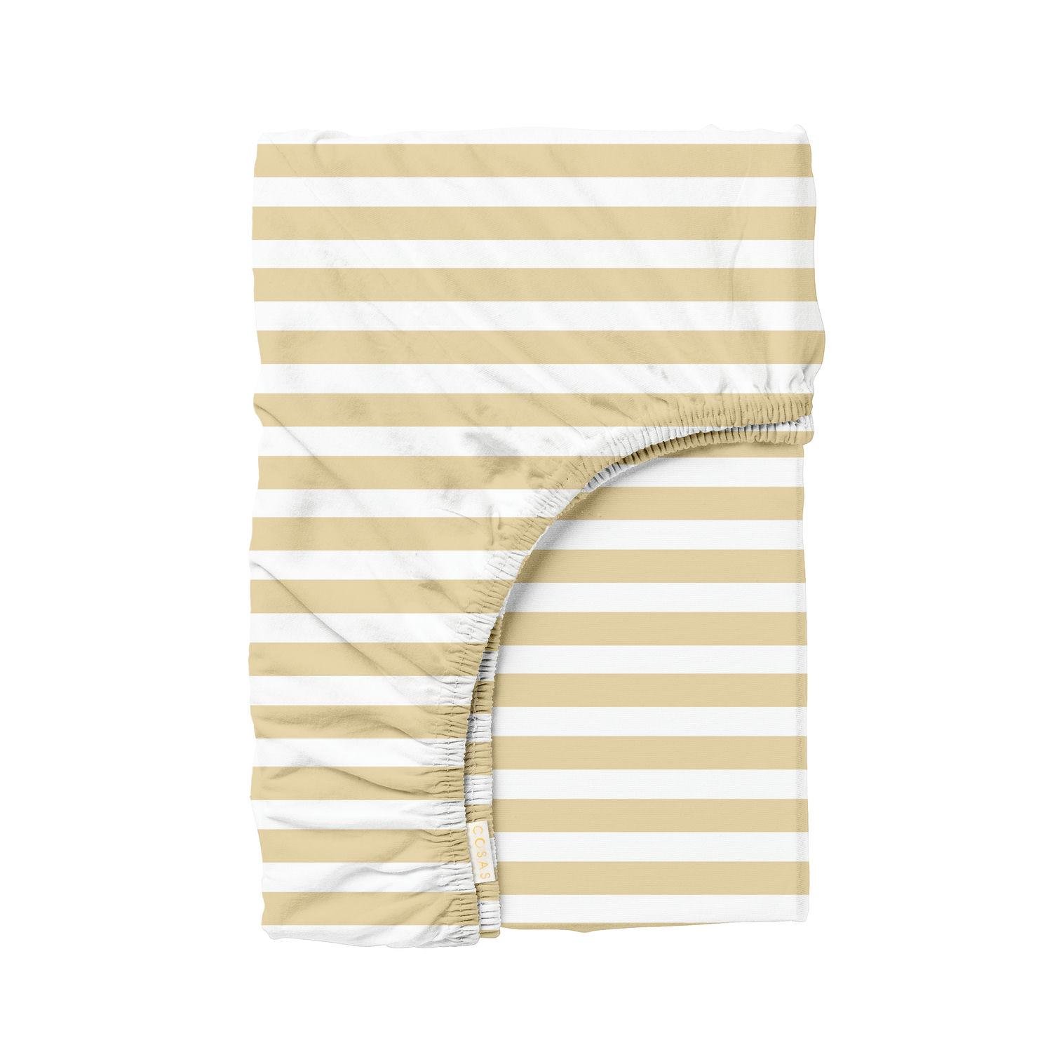 Простынь Cosas на резинке в детскую кроватку 60x120 см Biscuit Line (4822052146545)
