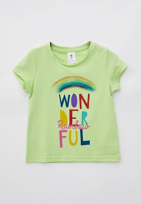 Футболка для дівчат ROZA 201018 104 Фісташковий (4824005613814)
