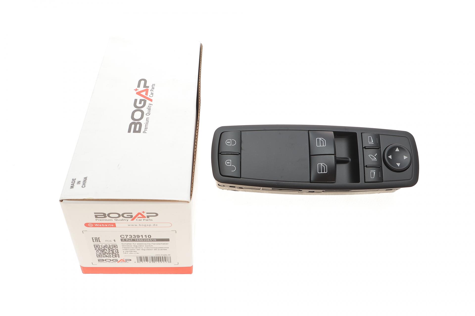 Кнопка стеклоподъемника BOGAP L Mercedes A-class W169/B-class W245 04-12 (C7339110)