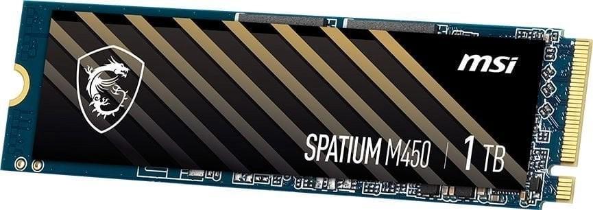 SSD-диск MSI Spatium M450 V1 1 TB (S78-440L0M0-P83) - фото 2 SSD-диск MSI Spatium M450 V1 1 TB (S78-440L0M0-P83) - фото 2