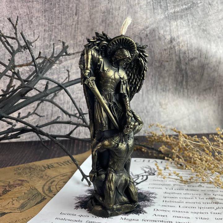 Восковая свеча 5candles Битва Архангела Михаила Черный (1507)