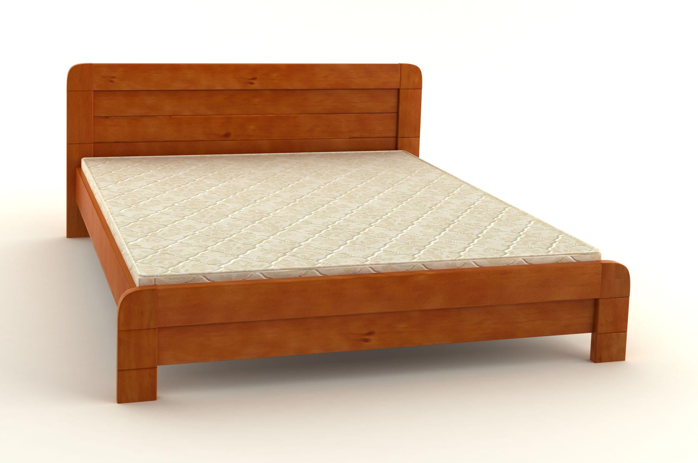 Кровать односпальная деревянная Mebigrand Тоскана 80х190 см Яблоня (MBG-1654)