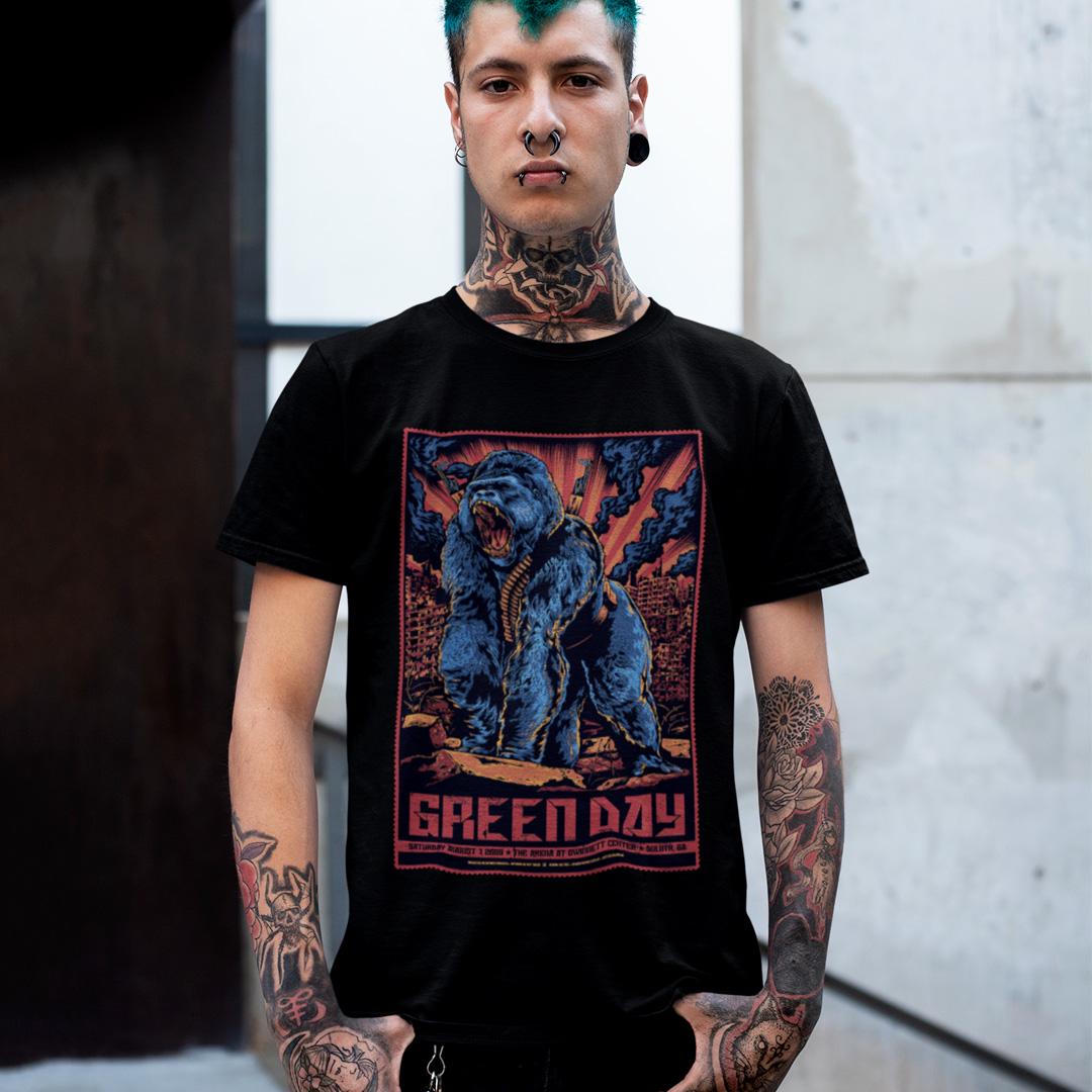 Футболка унисекс Green Day The Arena Of Gwinnett Center 2019 M Черный (32699562)