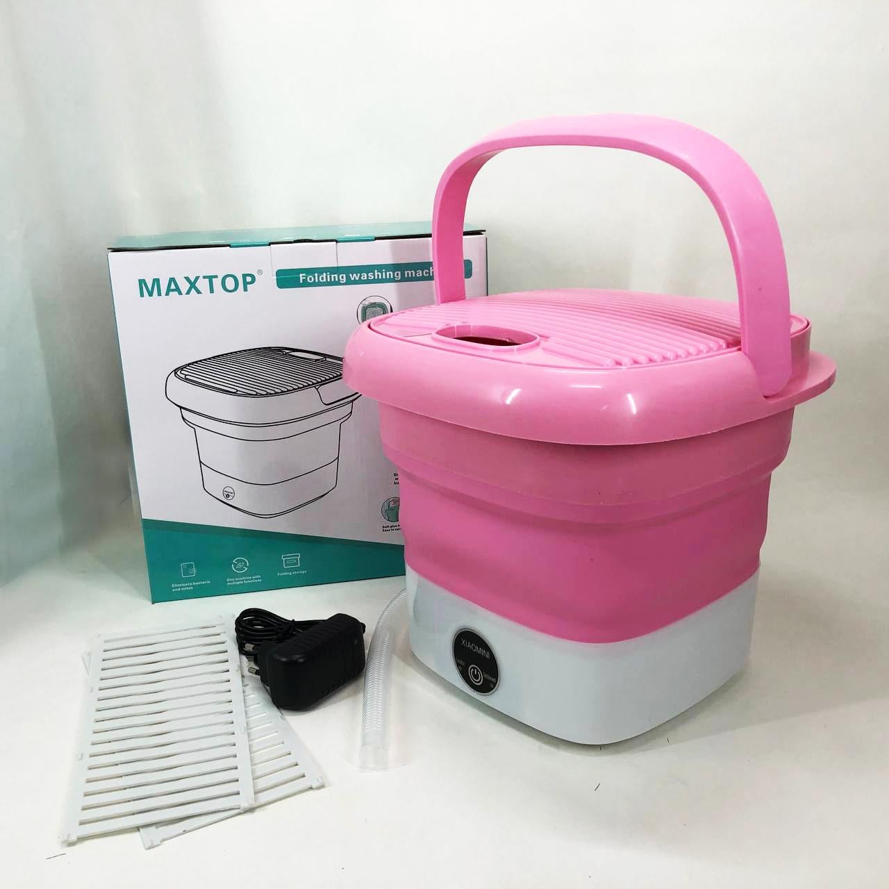 Пральна машина MAXTOP machine без водопроводу Рожевий