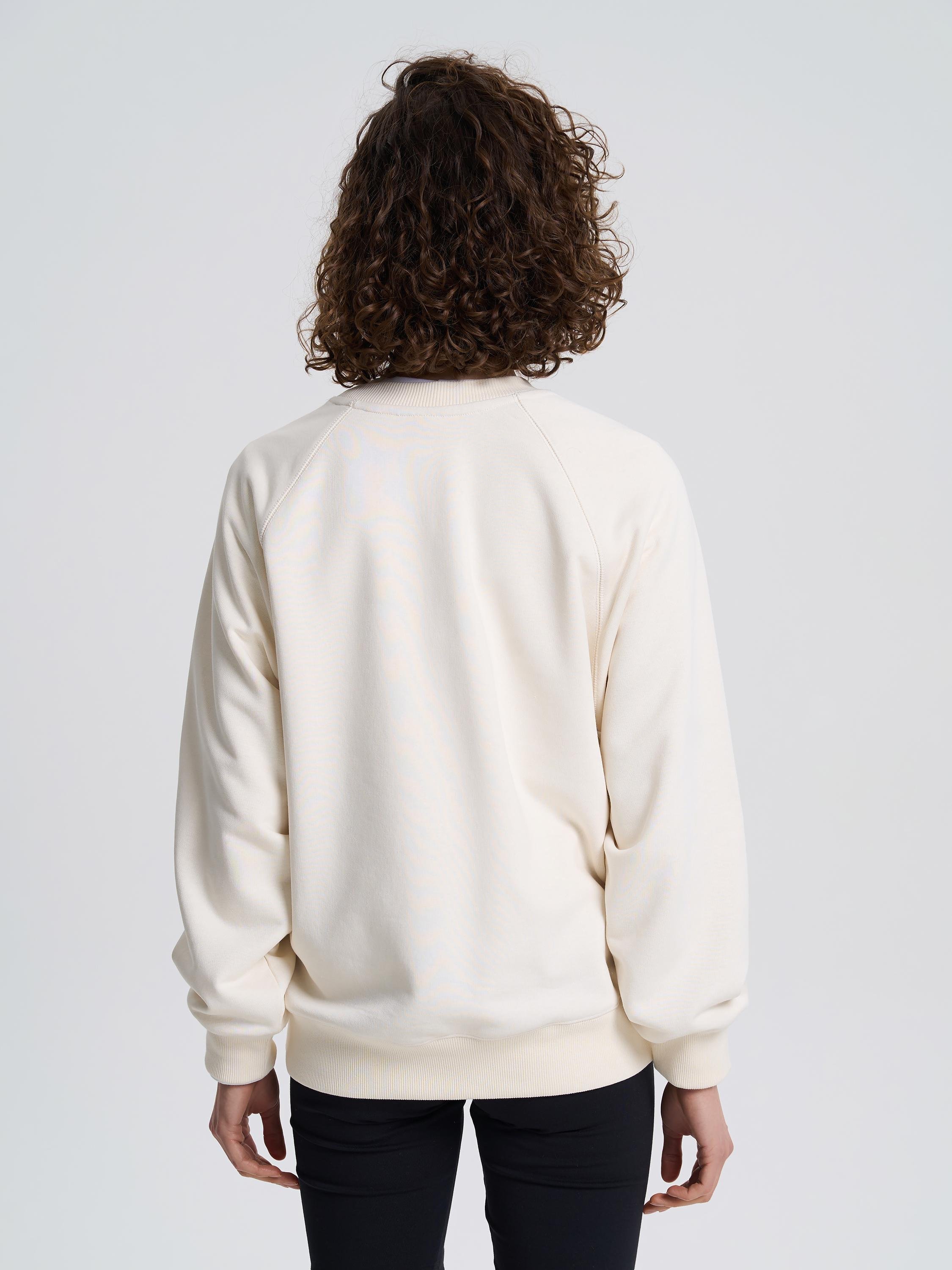 Свитшот-реглан женский укороченный ROZA 231111 XL Светло-бежевый (4824005718762) - фото 2 Свитшот-реглан женский укороченный ROZA 231111 XL Светло-бежевый (4824005718762) - фото 2