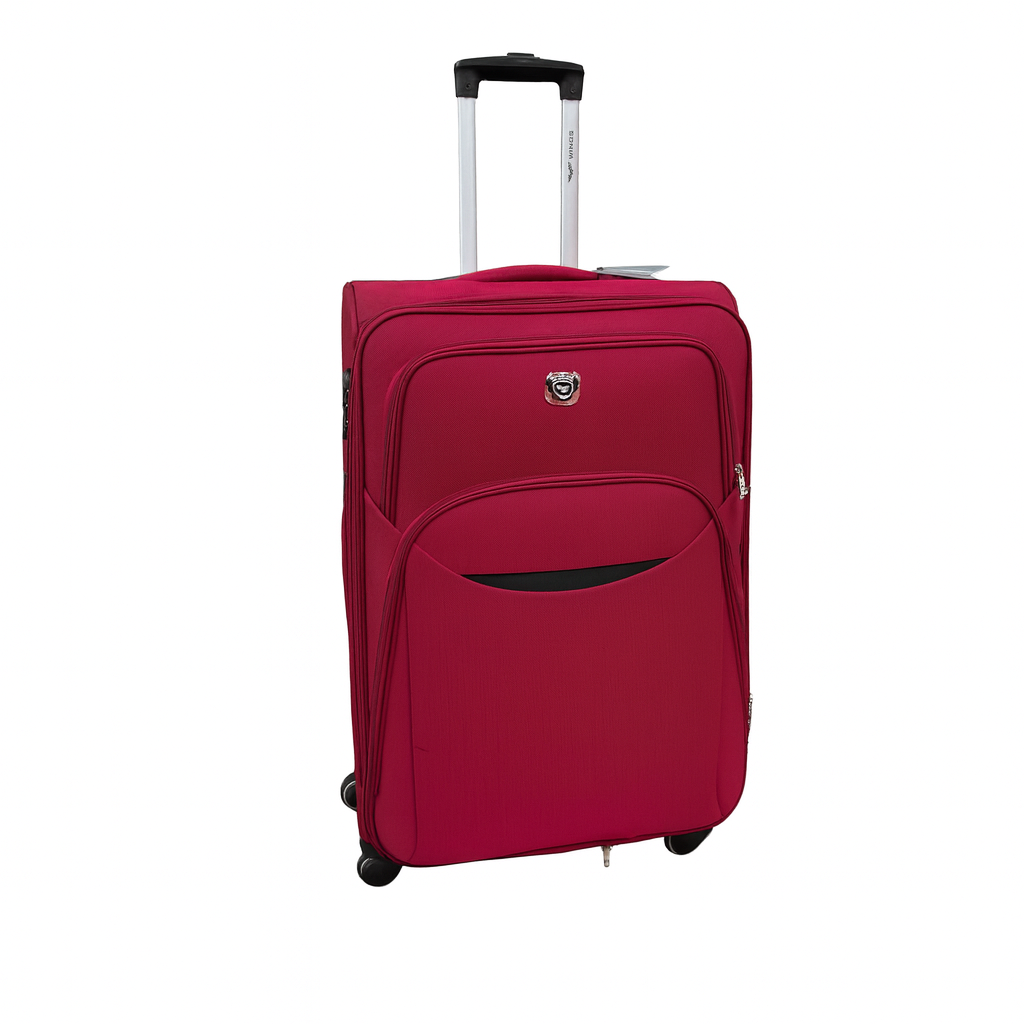 Валіза тканинна Wings 1708 на 4 колесах L Бордовий (30485127) - фото 1 Валіза тканинна Wings 1708 на 4 колесах L Бордовий (30485127) - фото 1