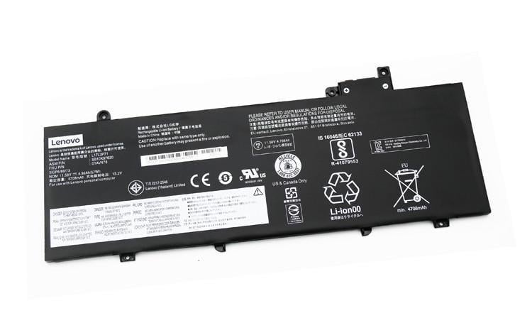 Аккумулятор для ноутбука Lenovo ThinkPad T480S/01AV478/L17L3P71/11/58 V/57Wh/4920mAh