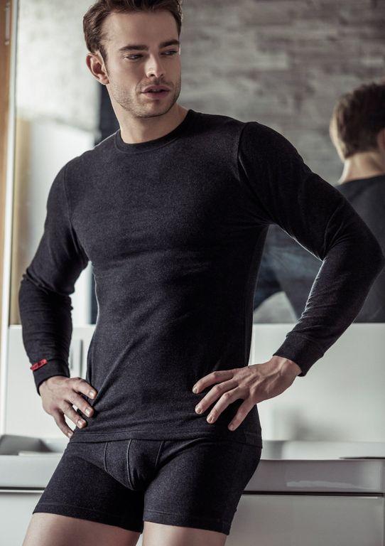 Термофутболка мужская Key MVD-155 хлопок M Черный (12900)