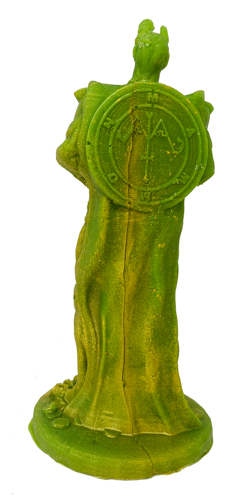 Свічка Маммон Зелений/Золотий (1487) - фото 3