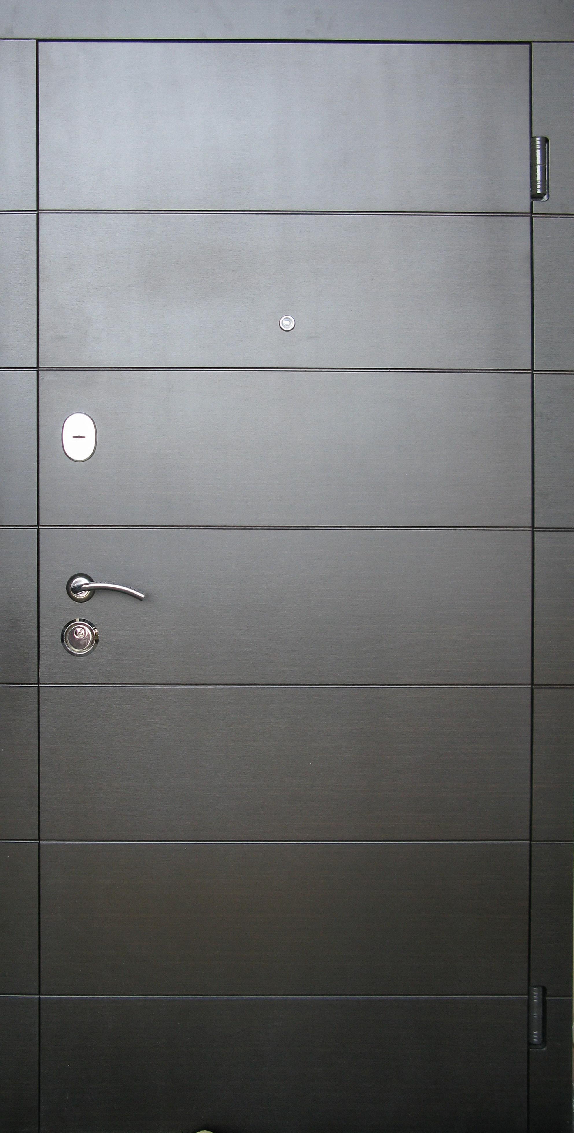 Вхідні двері Ваш ВиД двокольорові Донна ПВХ 860/960х2040х86 мм Л/П Венге темний горизонт/Біле дерево