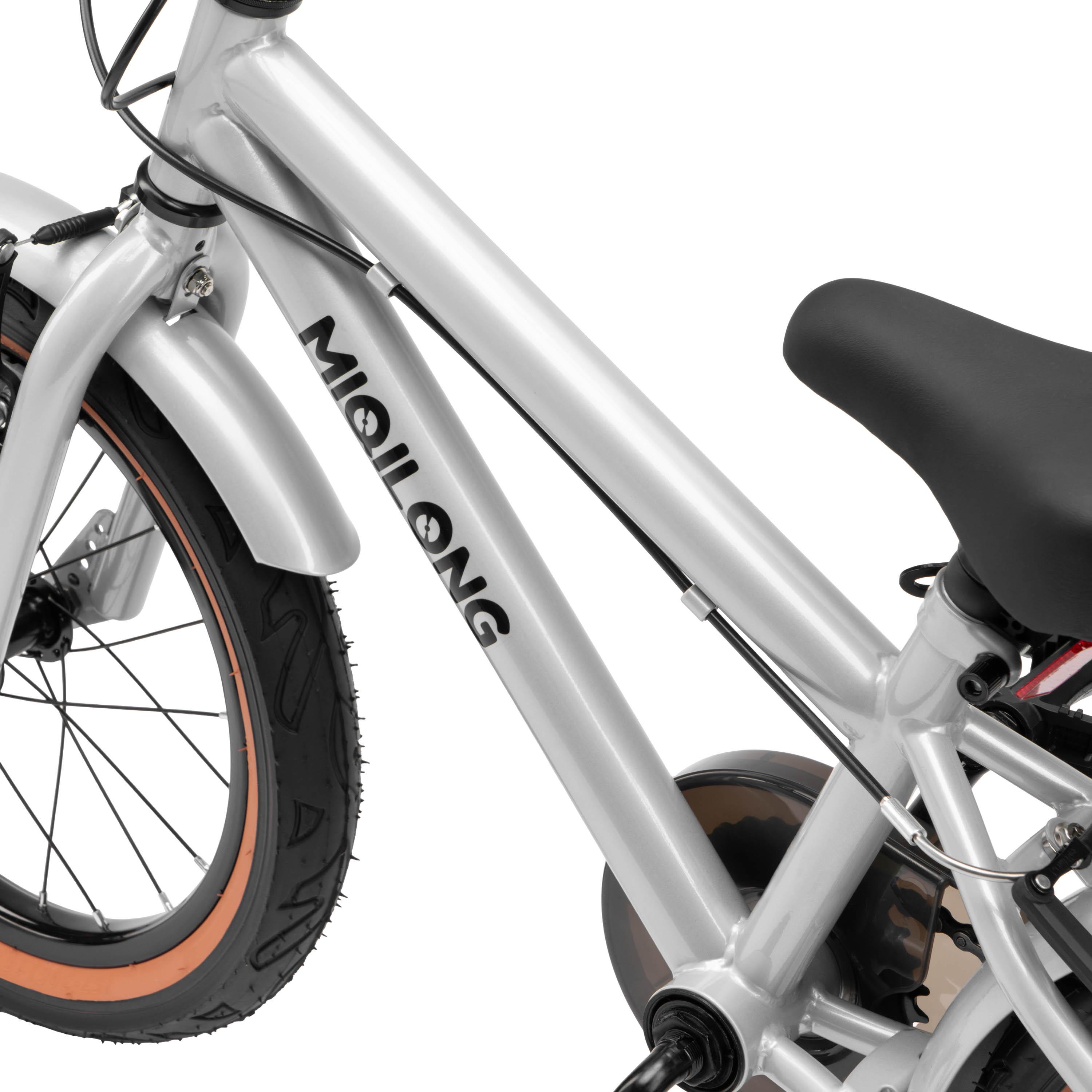 Детский велосипед Miqilong ST 16" Серебристый (28745497) - фото 7