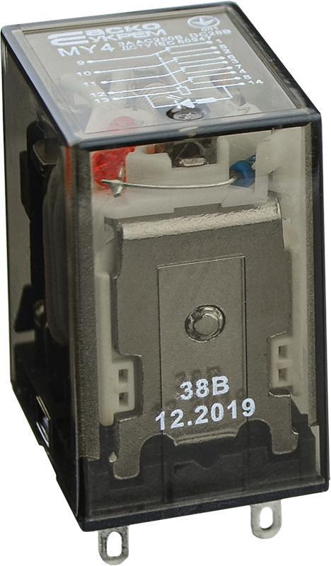 Реле промежуточное АСКО-Укрем 3А 4к 24V DC МY4 (A0090010015)