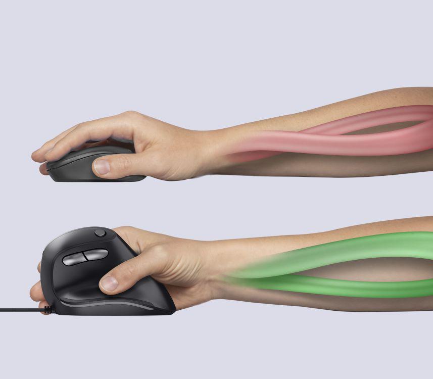 Компьютерная мышка Trust Bayo Vertical ergonomic Eco Черный (ERC-24635_TRUST) - фото 6
