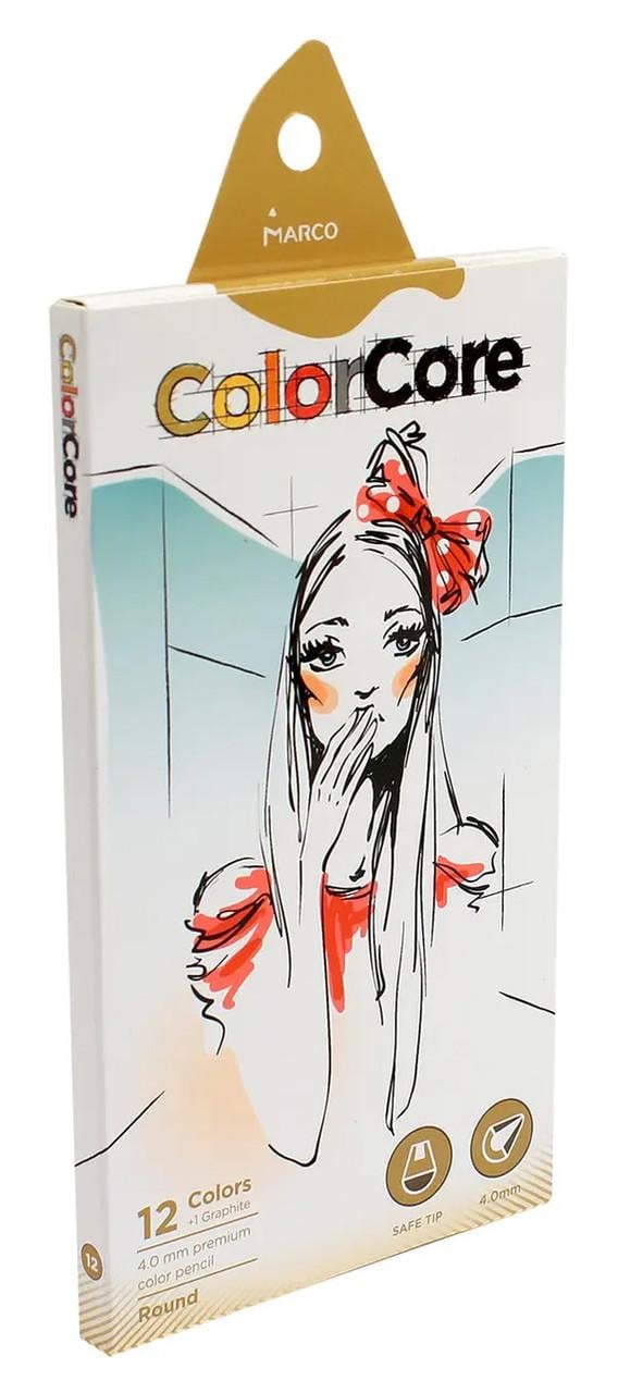 Карандаши Color Core 12 цветов и 1 графитный