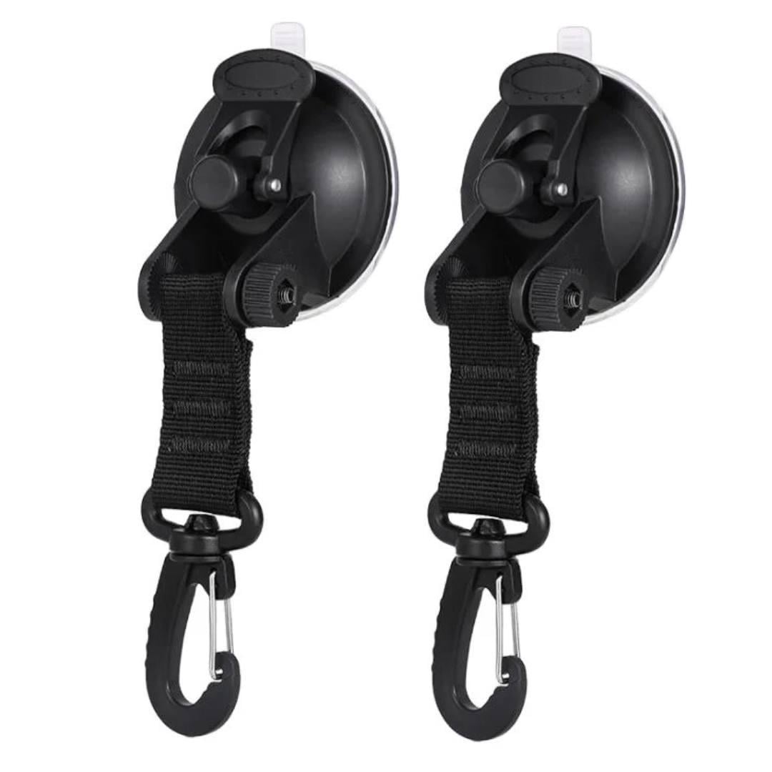 Крепление для тента Bodasan на присоске с карабином 2 шт. Черный (2301310102)