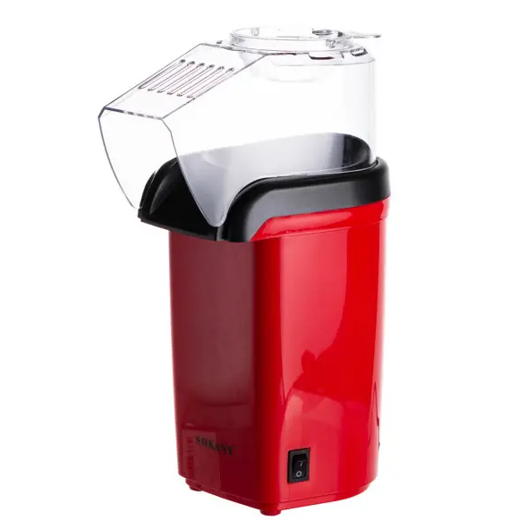 Аппарат для попкорна Sokany SK-07045 настольный Красный