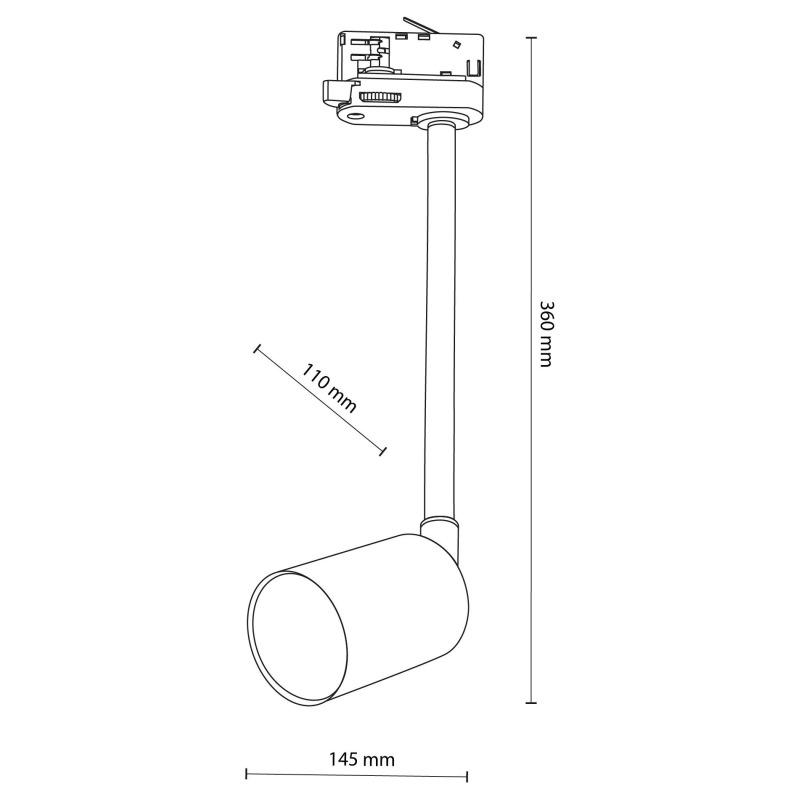 Трековий світильник TK Lighting TRACER 4930 - фото 2 Трековий світильник TK Lighting TRACER 4930 - фото 2