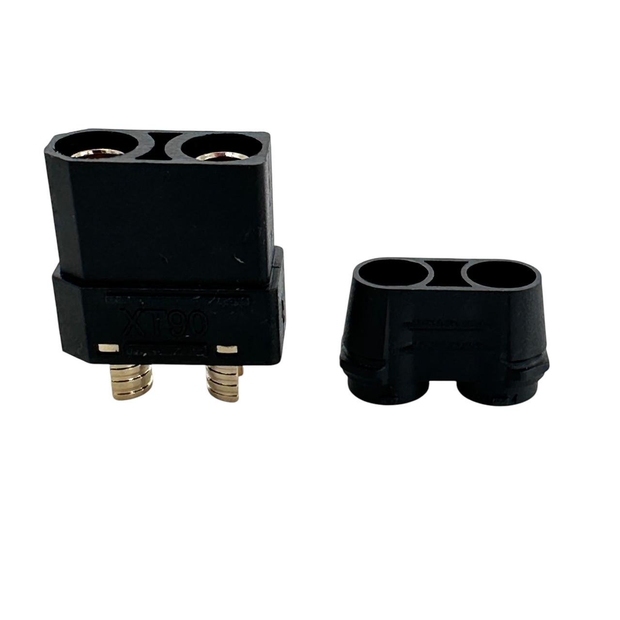 Разъем питания Amass XT90H-F мама с колпачками Черный (2206612076) - фото 4 Разъем питания Amass XT90H-F мама с колпачками Черный (2206612076) - фото 4