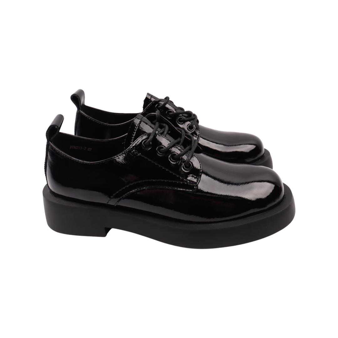 Туфлі жіночі Renzoni з лакової шкіри р. 36 Чорний (719-22DTC)