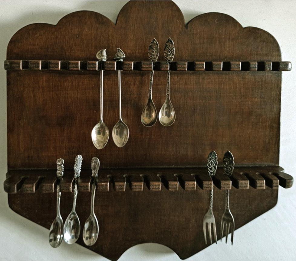 Полка для коллекции ложек Вилмер Капучино (ПКЛ-005509)