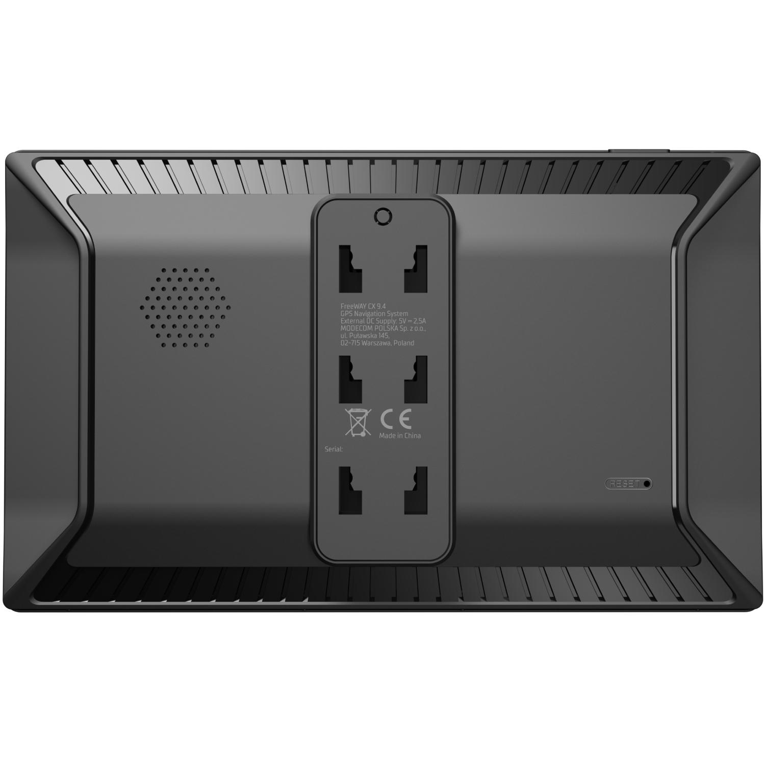 GPS-навігатор Modecom Device FreeWAY CX 9,4 TFT 16 GB 9" MapFactor EU Black (NAV-FREEWAYCX94-MF-EU) - фото 5