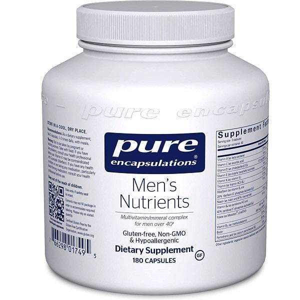 Вітамінно-мінеральний комплекс Pure Encapsulations Men's Nutrients 40+ PE-01749 180 капс. (000003925)