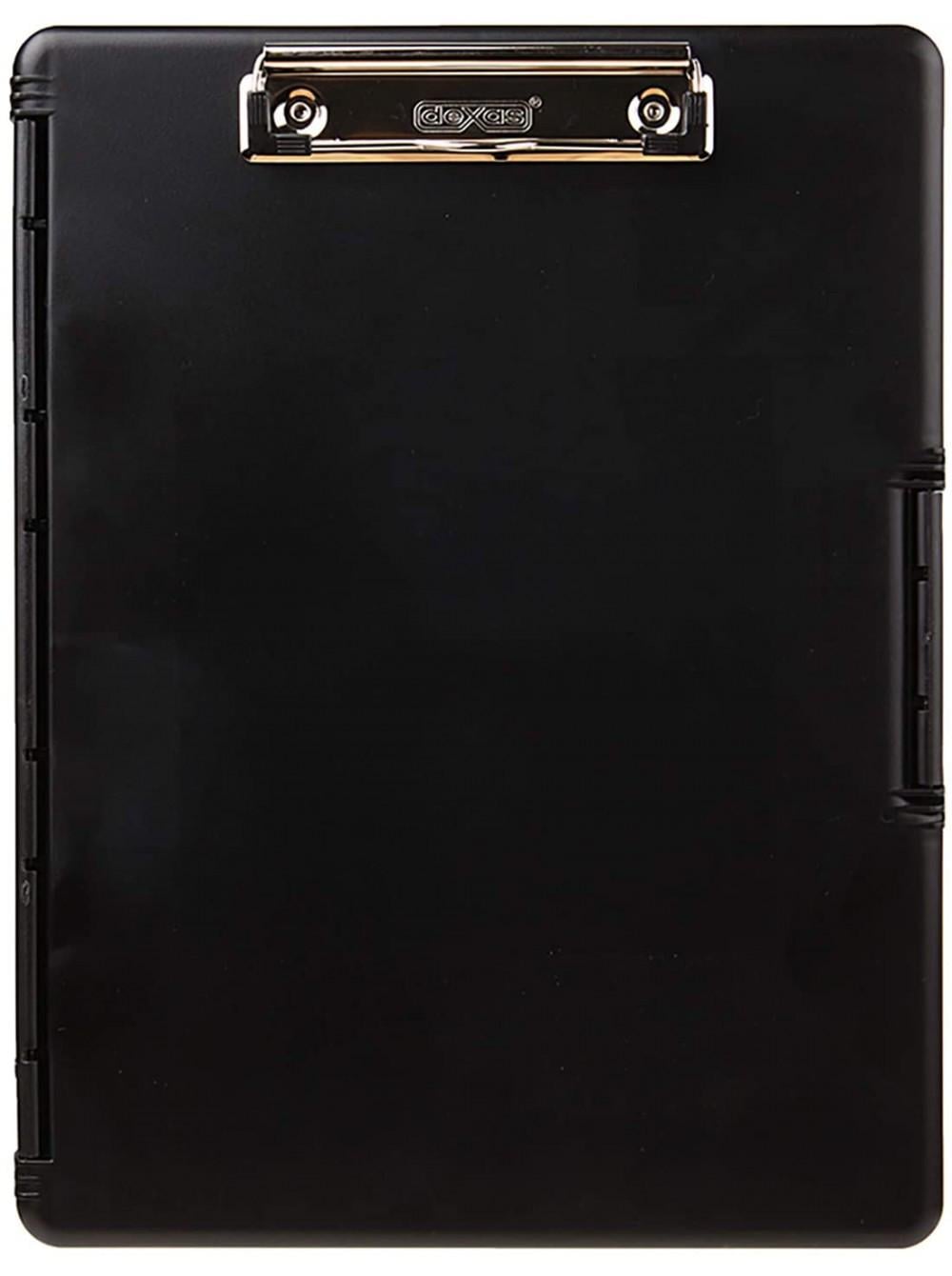 Папка-планшет Dexas Слимкейс-2 с клипсой А4 Черный