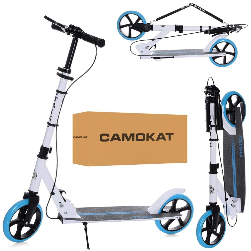 Самокат iTrike SR 2-049-1-WBL Белый/Синий - фото 2 Самокат iTrike SR 2-049-1-WBL Белый/Синий - фото 2