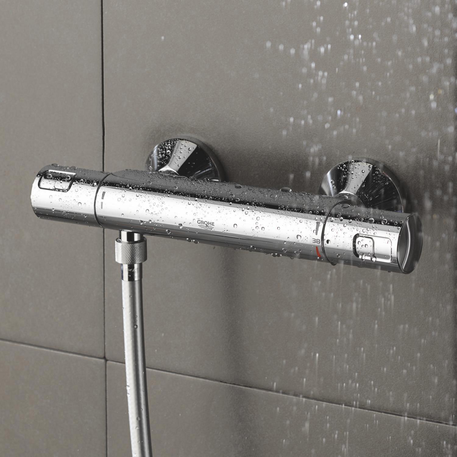 Змішувач для душу Grohe QuickFix Precision Start 34597001 CV034493 з термостатом Хром (233403) - фото 3