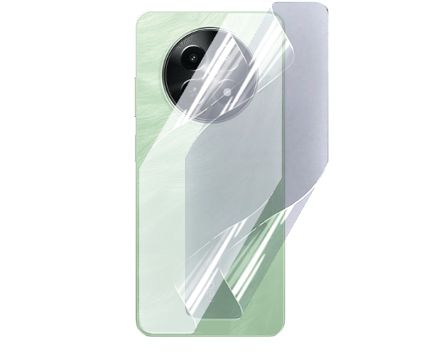 Противоударная гидрогелевая пленка Hydrogel Film для Realme 12 5g / 12x на заднюю панель, Transparent