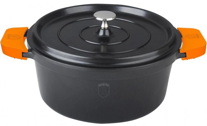 Каструля Berlinger Haus Granit Diamond 4,2 л з алюмінієвою кришкою (BH-1378)