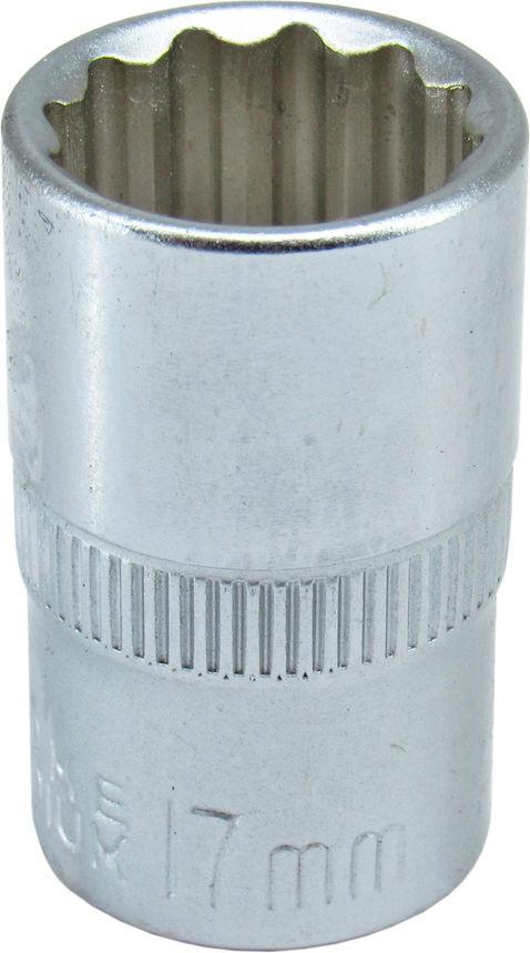 Головка торцева низька дванадцятигранна Intertool 1/2 17 мм (ET-0217)