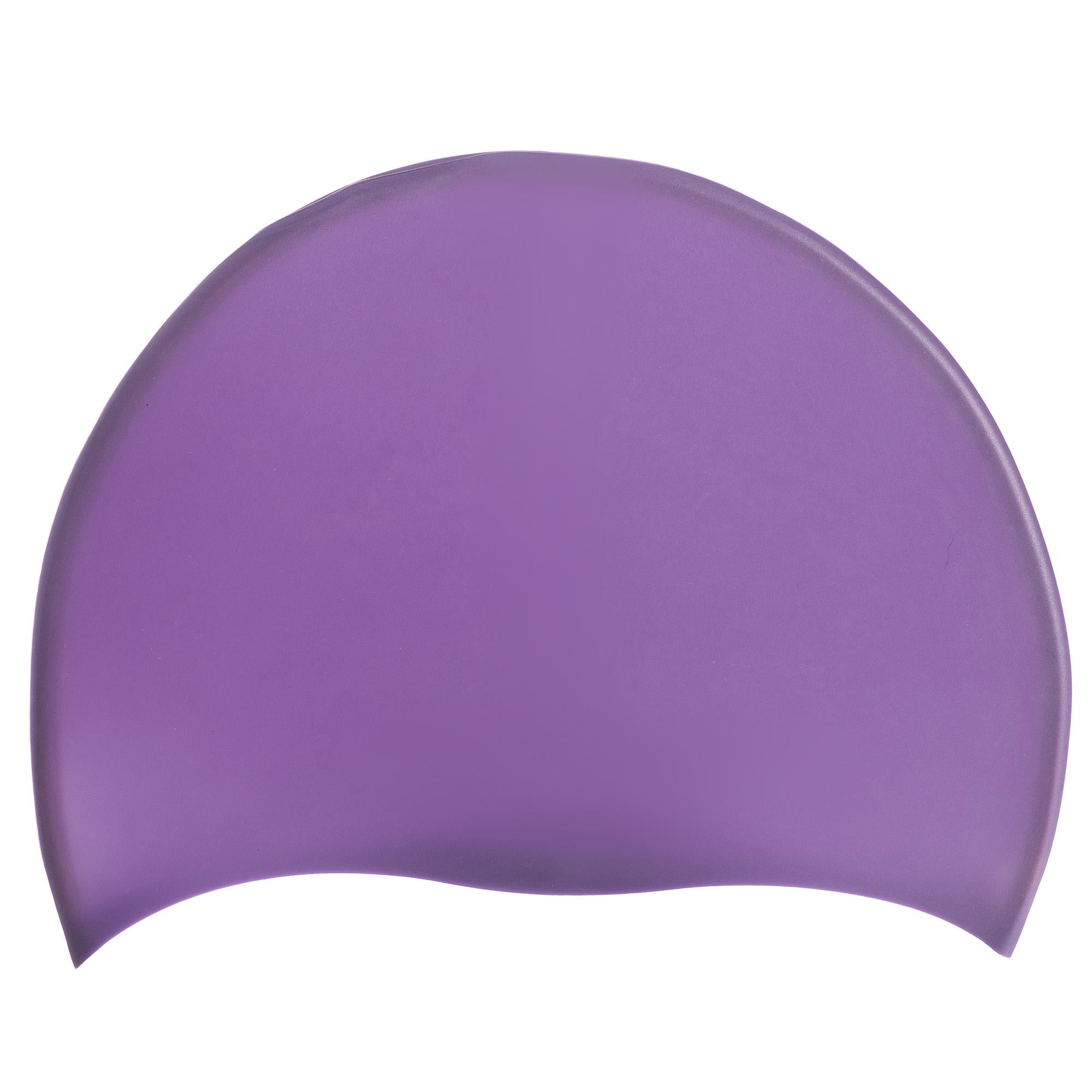 Шапочка для плавання SP-Sport PL-1865 силіконова Фіолетовий (33093011)