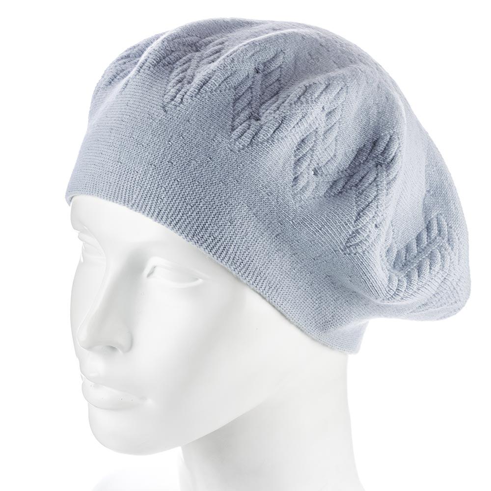 Берет женский Zolly ZH246 шерстяной двойной пепел (132755)