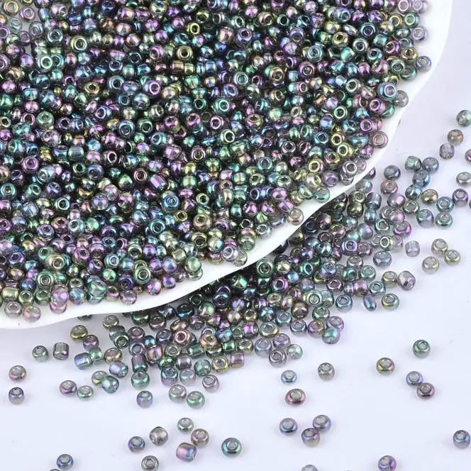 Бисер Бензиновый 2 мм 50 г Серый (БР0002б12)