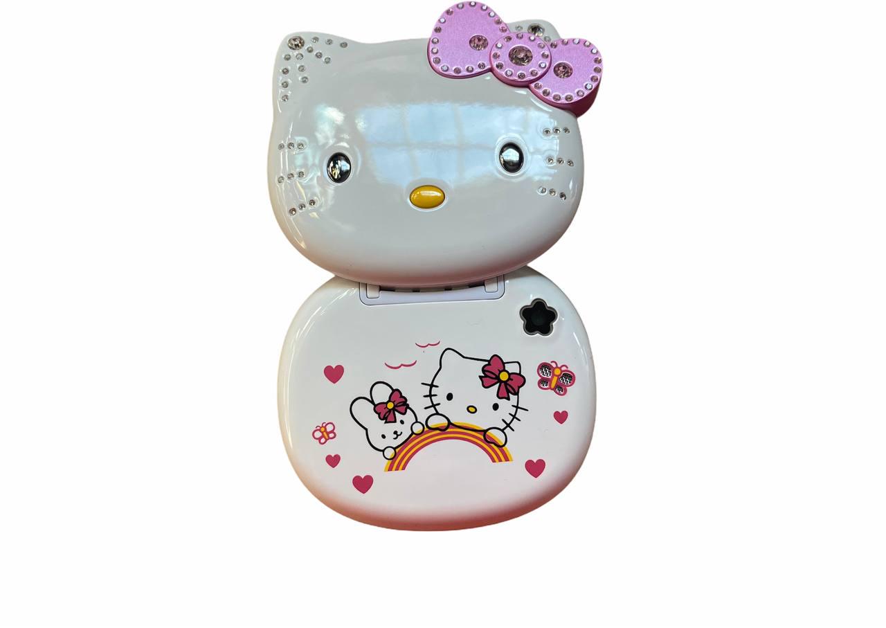 ᐉ Дитячий міні мобільний телефон Hello Kitty GSM 900/1800Мгц Білий • Краща  ціна в Києві, Україні • Купити в Епіцентр