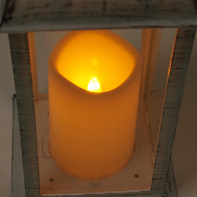 Подсвечник-фонарь со свечой LED Бело-черный (OR-PL6030-2) - фото 3 Подсвечник-фонарь со свечой LED Бело-черный (OR-PL6030-2) - фото 3