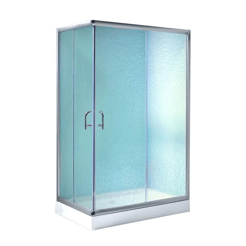 Душова кабіна Lidz Wawel SC120x80.SAT.LOW.FR скло Frost 5 мм та душовий піддон Lidz KAPIELKA ST 120x80х14 см (23747649)