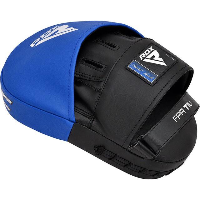 Лапы боксерские RDX T1 Curved Blue/Black - фото 2