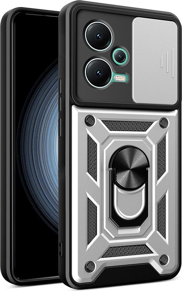 Чехол с защитой камеры 3DGuard Xiaomi Poco X5 5G Silver (33877-59)