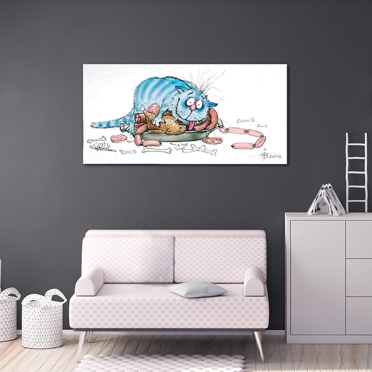 Модульная картина Обжора 1 модуль 40х60 см